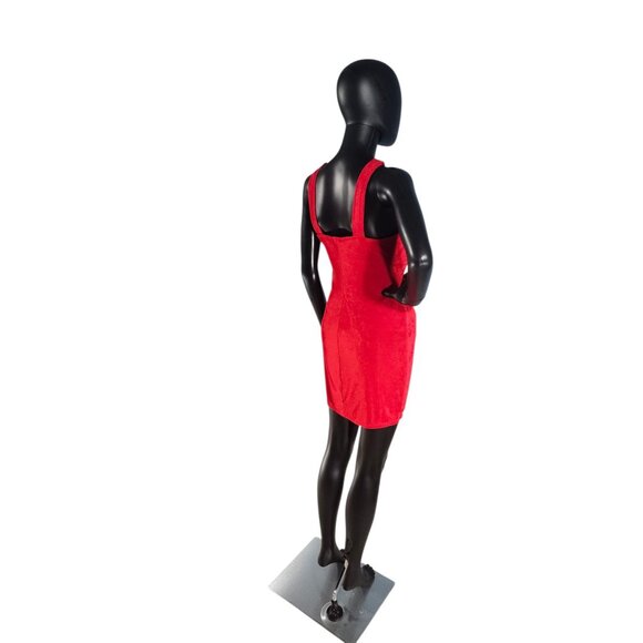 Red Cross Back Stretch Bodycon Dress - Wild Fable - Picture 6 of 7